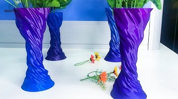 Color Mixing 3d Printing Vase-GEEETECH A20M/A20T/A10M 3D PRINTER