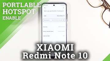 How to Set Up & Activate Portable Hotspot in XIAOMI Redmi Note 10 – Create Network Access Point
