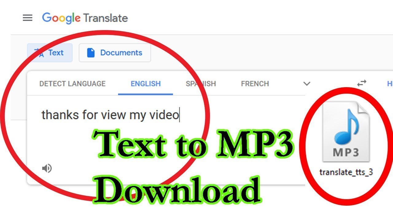 How to download google translate voice in mp3 YouTube
