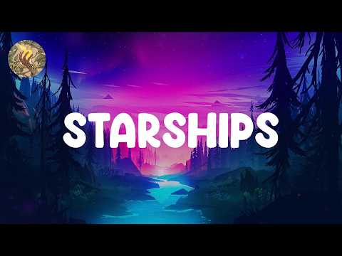 Nicki Minaj - Starships (Lyrics) Maroon 5, Magic! (Mix)