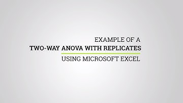 Two-way ANOVA With Replicates using Excel