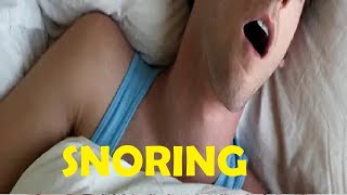 what to drink before bed to stop snoring