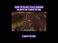 "How To Plant Fully Grown Plants in 7 Days To Die" | #7daystodie #shorts #gaming #smol