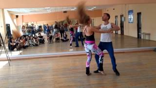 Maxim & Anastasia - Baikal Zouk Workshop In Irkutsk 10.05.15 Demo 4