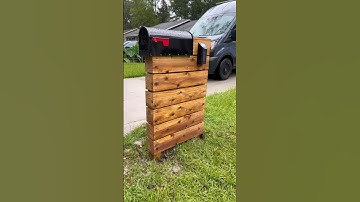 Building a luxury mailbox with 70 bucks #mailboxes ￼#diy #diyprojects ￼