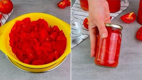 Conserva di pomodori a pezzettoni: come conservare i pomodori a lungo