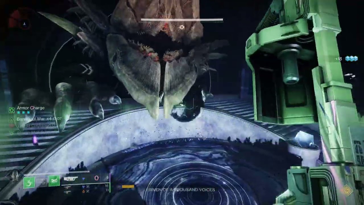 Solo Riven with crafted Dead Messenger fusion rifle bug
