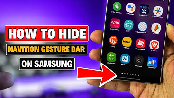 How to Hide Navigation Gesture Bar on Samsung