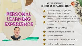 UBM599 : DiGITAL WORKFORCE (SELF REFLECTION PRESENTATION)