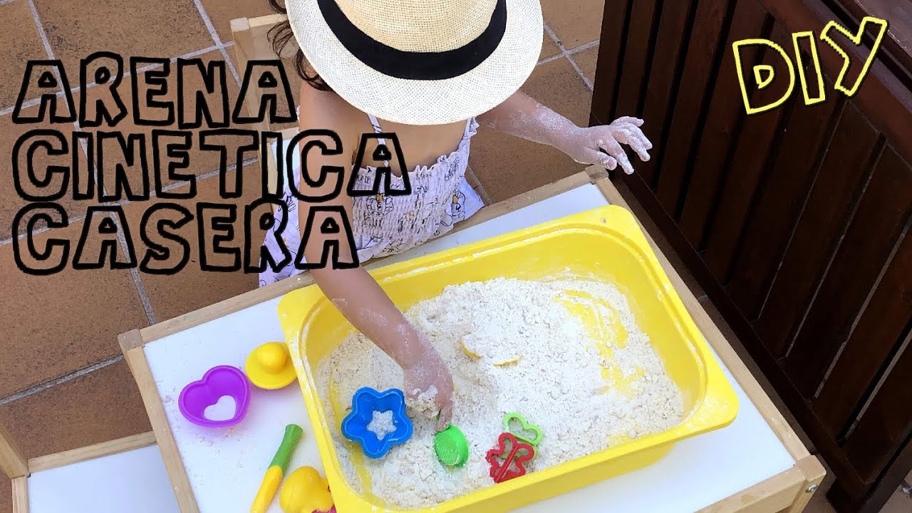 Aprende a hacer arena mágica en casa para niños