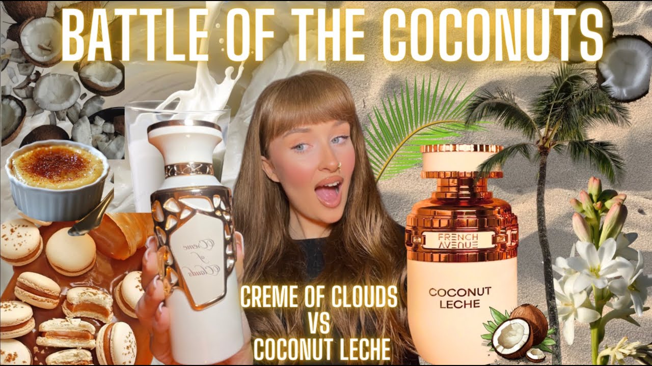 🥥🍨CREME OF CLOUDS VS COCONUT LECHE| NEW FRAGRANCE WORLD RELEASES| COCONUT PARADISE!🤯