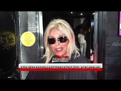 Exclusive statements from Ajda Pekkan to GazeteMagazin