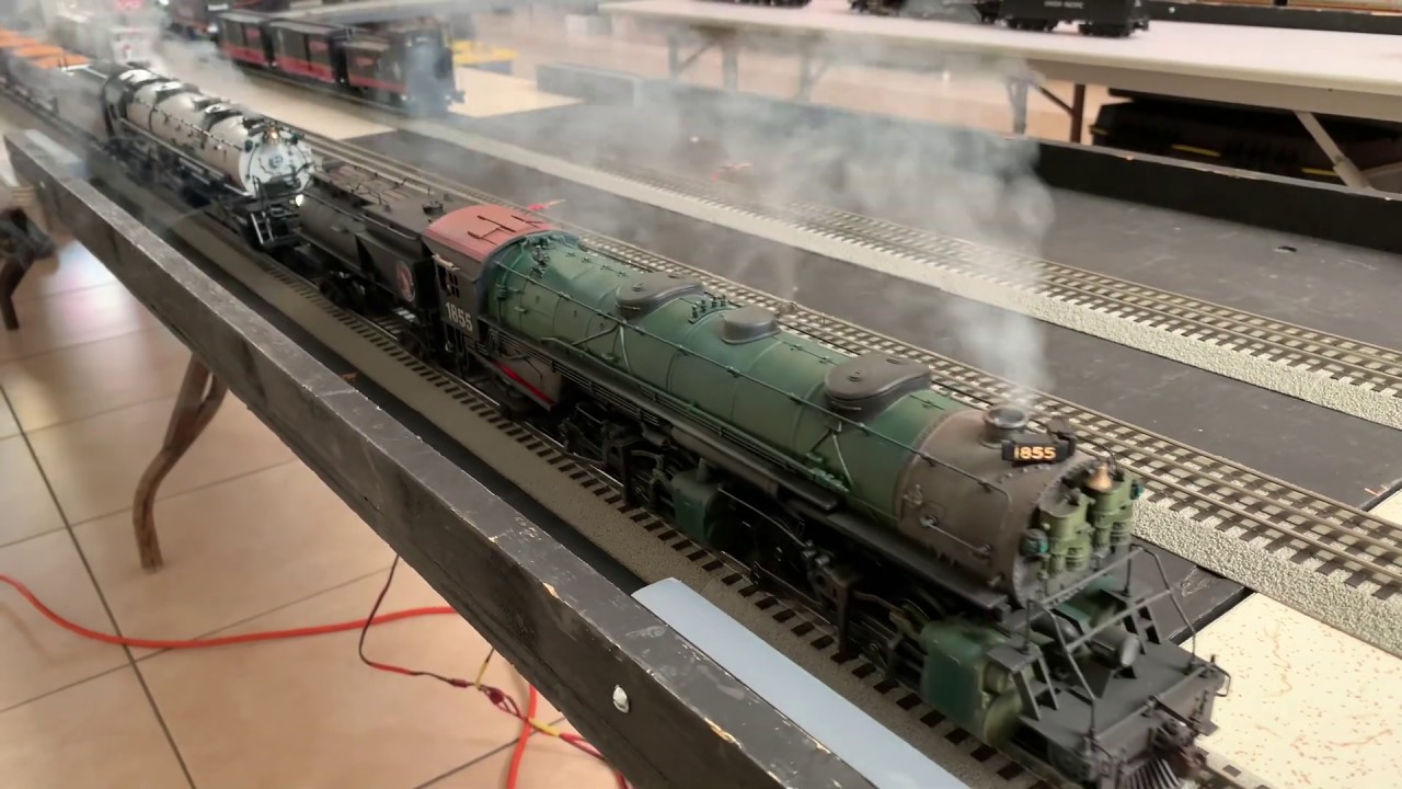 O scale trains Great Northern and Duluth Pulling Ore cars YouTube