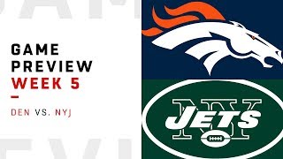 Denver Broncos vs. New York Jets | Week 5 Game Preview | NFL Film Review