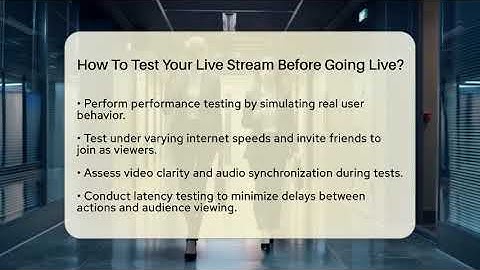 How To Test Your Live Stream Before Going Live? - Everyday-Networking