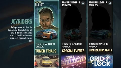 NFS No Limits: Campaign Chapter 4, Elliot