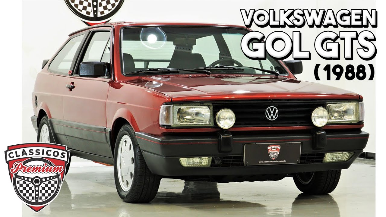 GOL GTS 1988 CINZA PLUS - CdGQ! - Clube do Gol Quadrado