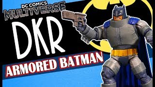 Mattel DC Comics Multiverse Dark Knight Returns Armored Batman Action Figure Unboxing Review