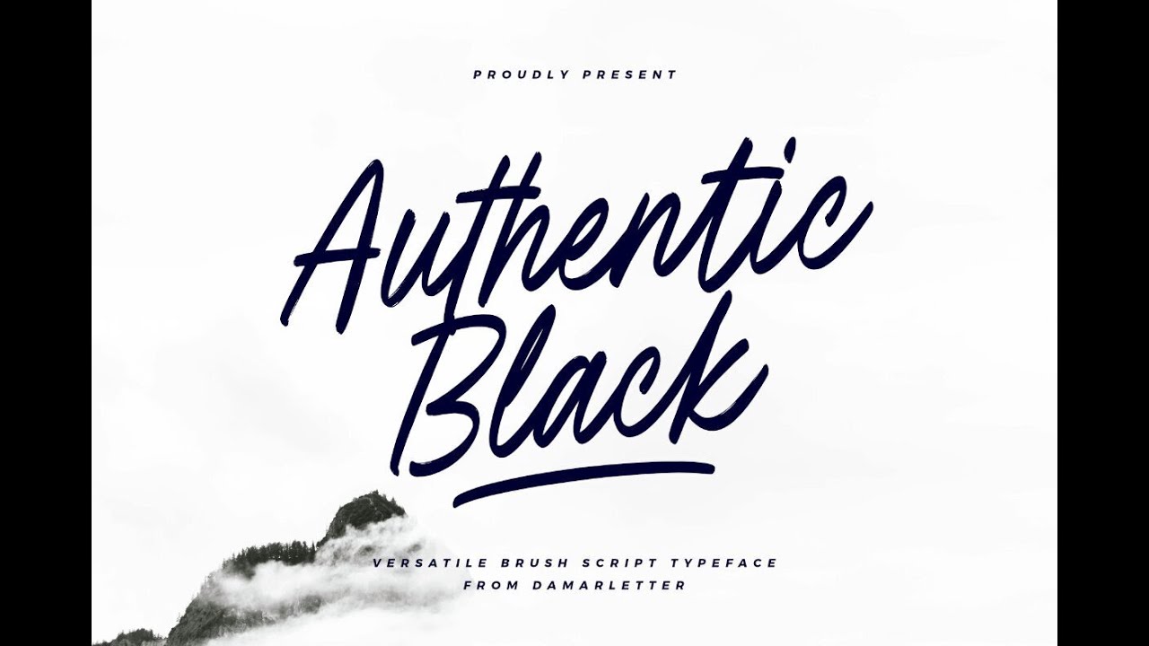 Authentic Black Font Download