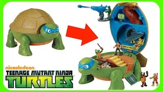 Teenage Mutant Ninja Turtles Micro Mutants Leonardo’s Dojo Pet Turtle Set!  Worlds Smallest TMNT!