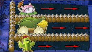 Team Spikes Vs Cob Cannon Vs Gargantuar Vs Dr  Zomboss   Plants vs Zombies Hack