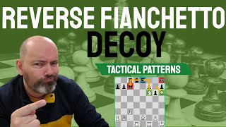 The reverse fianchetto decoy - Chess Tactical Patterns
