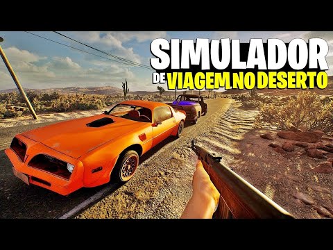 ENCONTREI O CARRO &quot;MAIS RARO&quot; DO JOGO E ISSO ACONTECEU!! KKKK | SIMULADOR de VIAGEM NO DESERTO