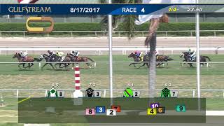 Gulfstream Park Carrera 4 - 17 de Agosto 2017