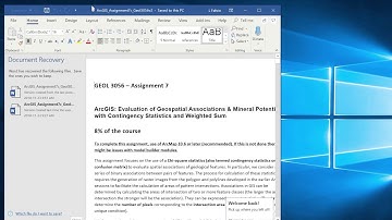 Introduction to GEOL3056 A7