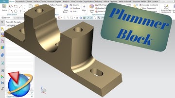 Base | Plummer Block | Part Design | Siemens NX | UG NX | Assembly Designs