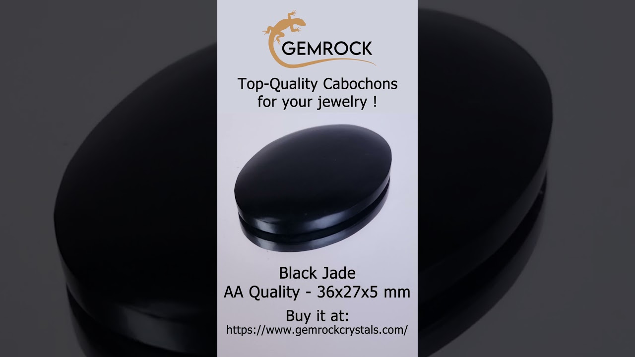 Black Jade Cabochon BJ-2A-0003 