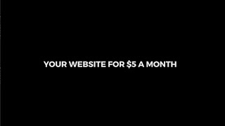 ACTOR - DANCER - SINGER - Build your website in 5 minutes for less than $5 a month