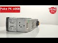 Poke PK-6008 Oto Teyp 4x60 Watt BT Dual USB Fm Aplikasyonlu - Poke İthalat