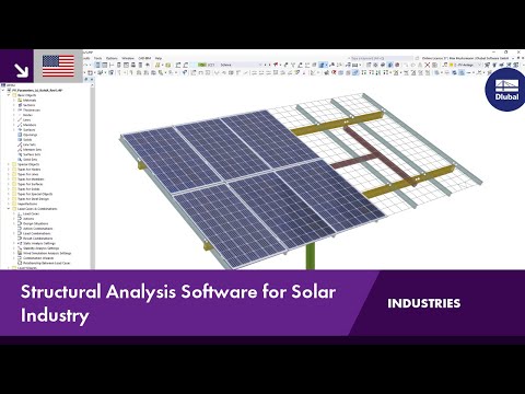 Solar Industry | RFEM 6 & RSTAB 9 by Dlubal Software