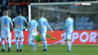 Cristiano Ronaldo Freekick Goal Vs Celta Vigo 1-1 25.01.2017 Copa Del Rey