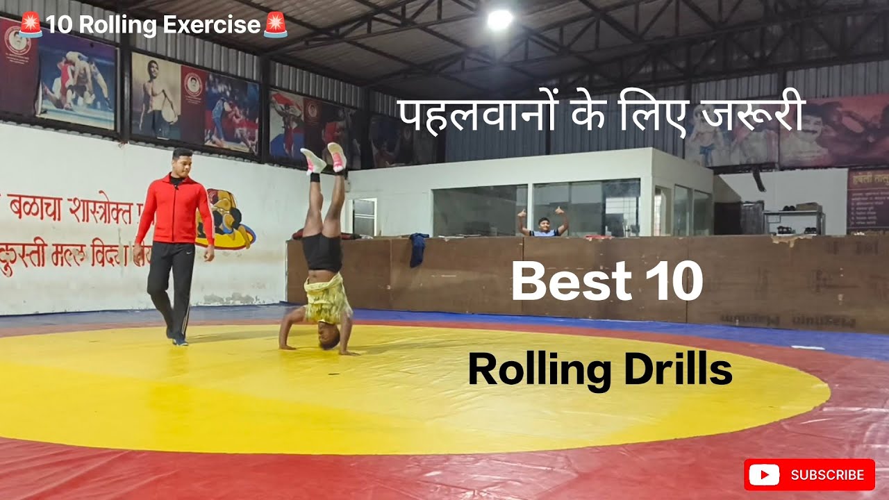 🌟Best 10 Rolling Exercise||🤼Rolling Drills On Mat🚨#youtube #wrestling # ...