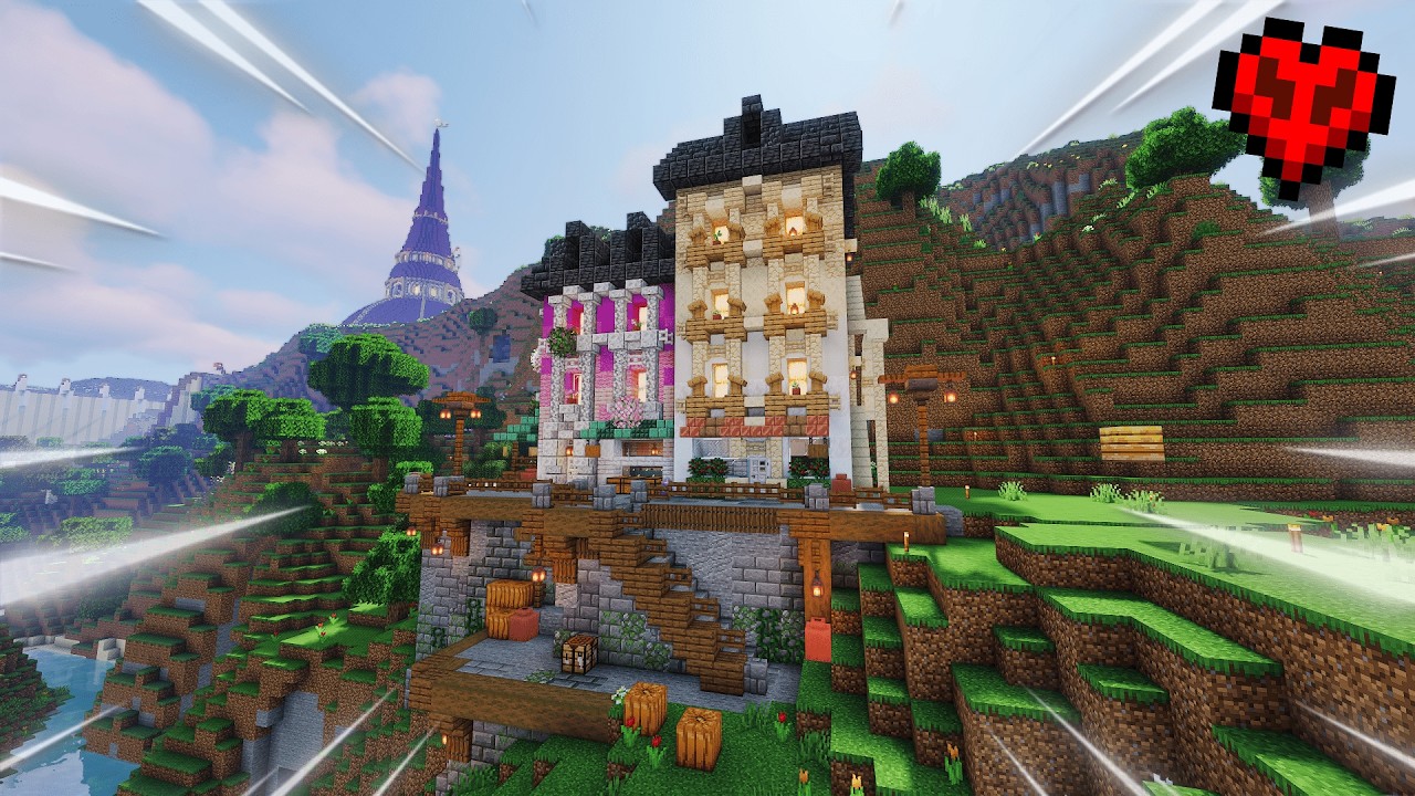 하드코어에서 유럽 빌라 속 자동 꽃 염료 공장 만들기