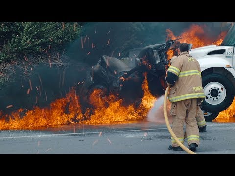 Vehicle Fire Creates Uncertain Future for Survivor