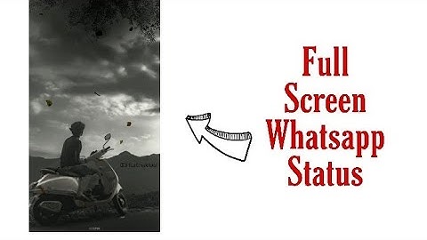 How To Make Trending Full Screen Whatsapp Status Video On Kinemaster || Mr. Hitu