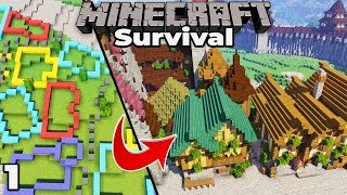 Let's Build a City #1 Minecraft 1.14 Survival Let's Play