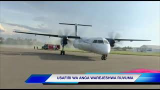 SAFARI ZA NDEGE YA ATCL ZAREJESHWA SONGEA