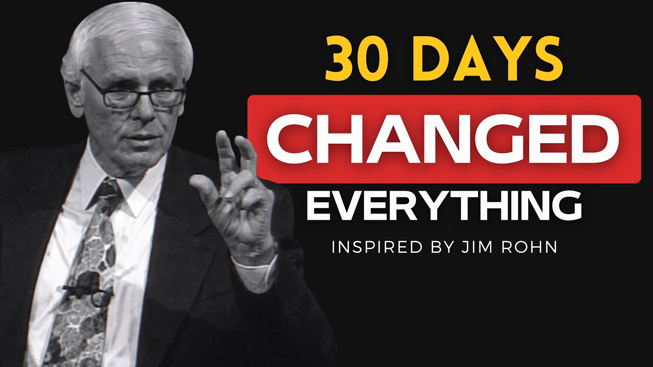 This happened in my life when I stopped making excuses for ONE MONTH - Jim Rohn