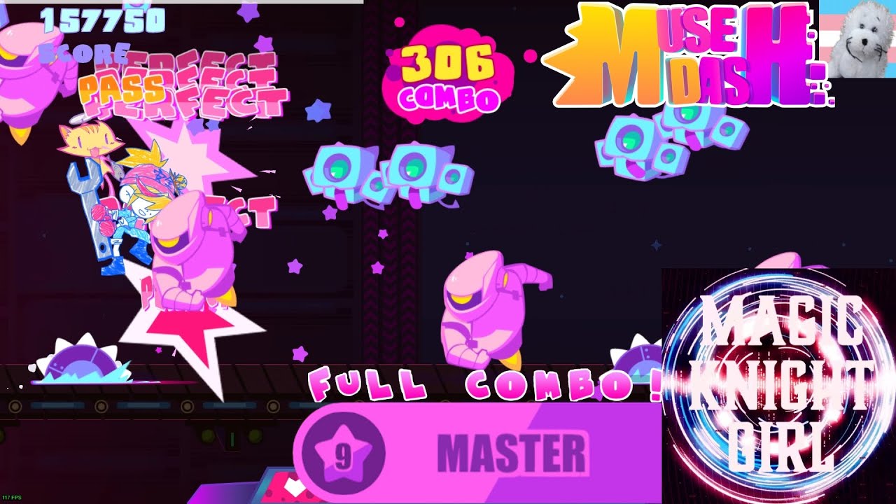 Muse Dash | Magic Knight Girl | Master 9☆ | Full Combo - YouTube