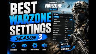 EST WARZONE SEASON 3 CONTROLLER SETTINGS 🎯 INSANE AIM ASSIST!