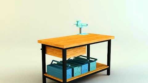 3D Model of Work Bench Review