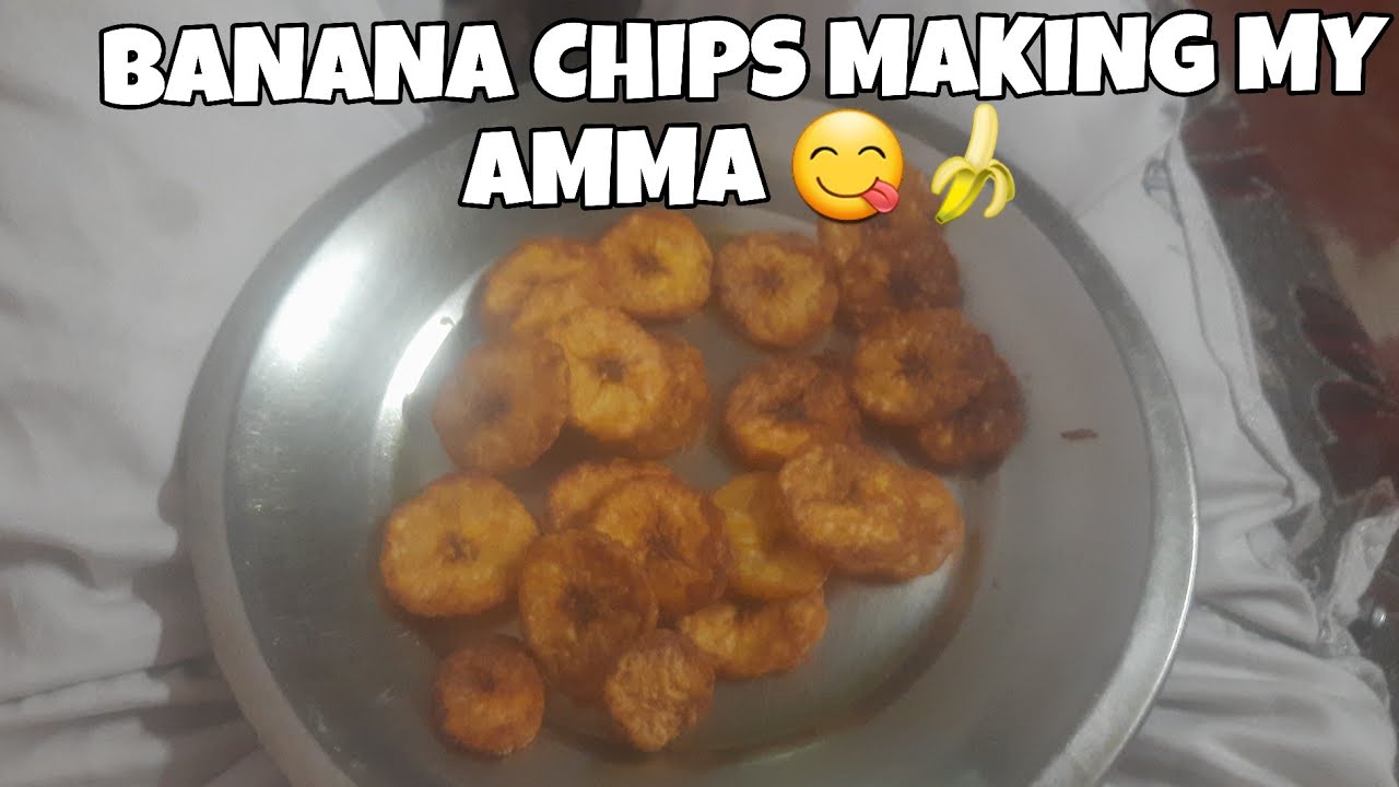 BANANA CHIPS MAKING MY AMMA 😋🍌|  PART -1