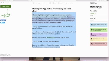 hemingway app tutorial
