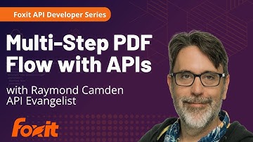 Build a Multi Step PDF Flow Using One API