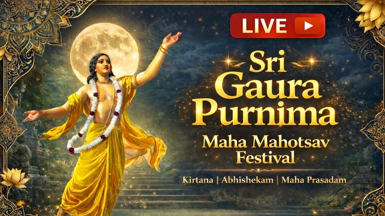 Sri Gaura Purnima Celebrations l Iskcon Proddatur live