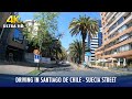 Driving in Santiago de Chile: Suecia Street (from Providencia to Ñuñoa) | 4K 50fps